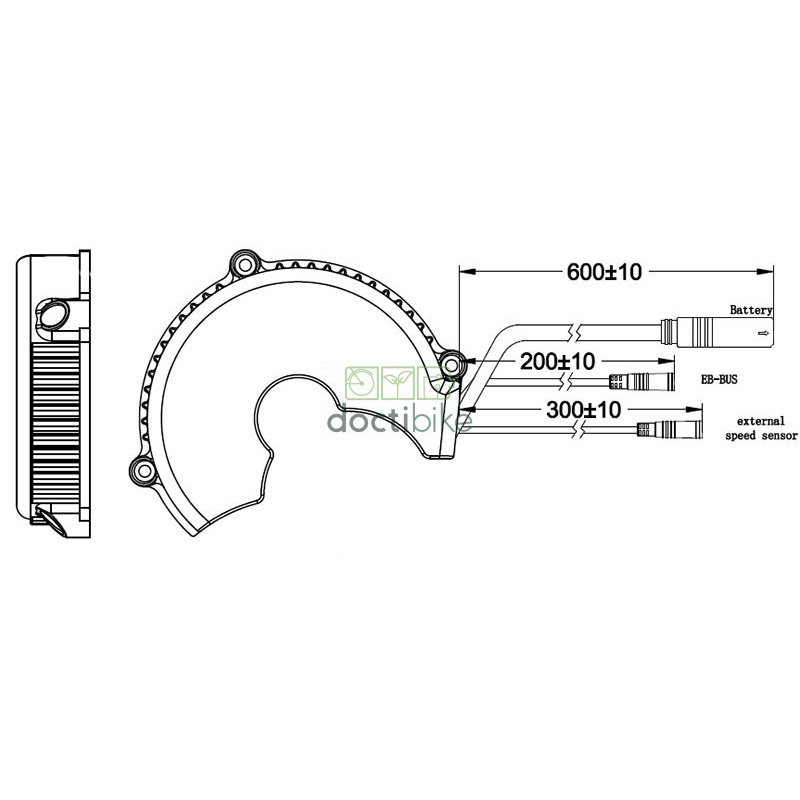 Bafang Controllore per motore centrale BBS01B