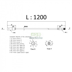 Cavo motore da 1200 mm per Gitane e-Nomad