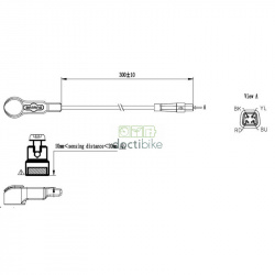 Capteur de vitesse avec aimant Bafang pour moteur BBS01 CANB