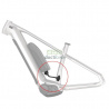 Yamaha Piezas de montaje de extensión de batería para Hardtail eMTB/eTREKKING - 2502410001