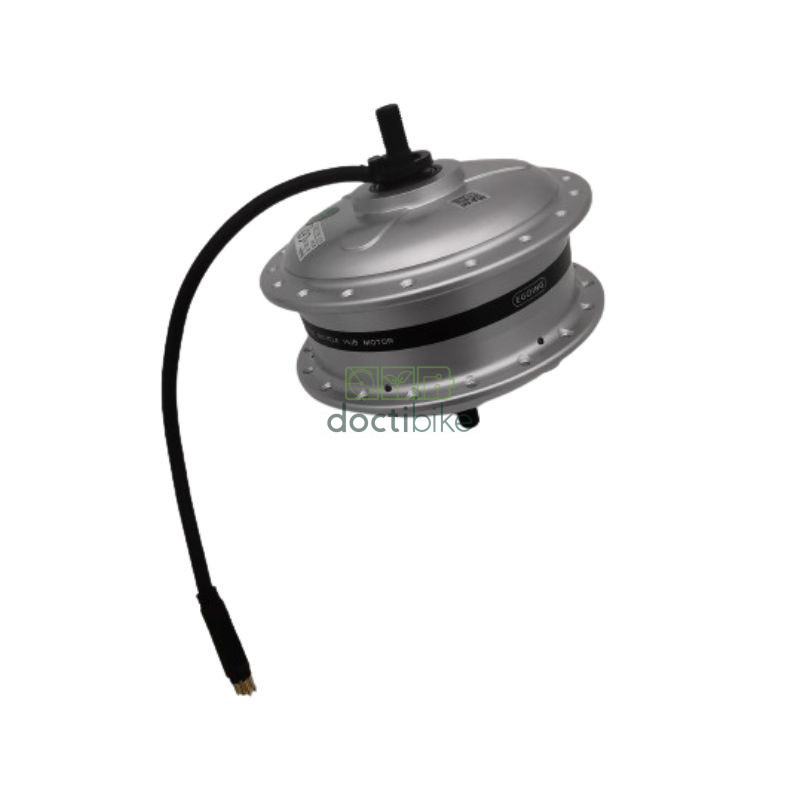 Front hub motor 37V - 26/28" silver disc
