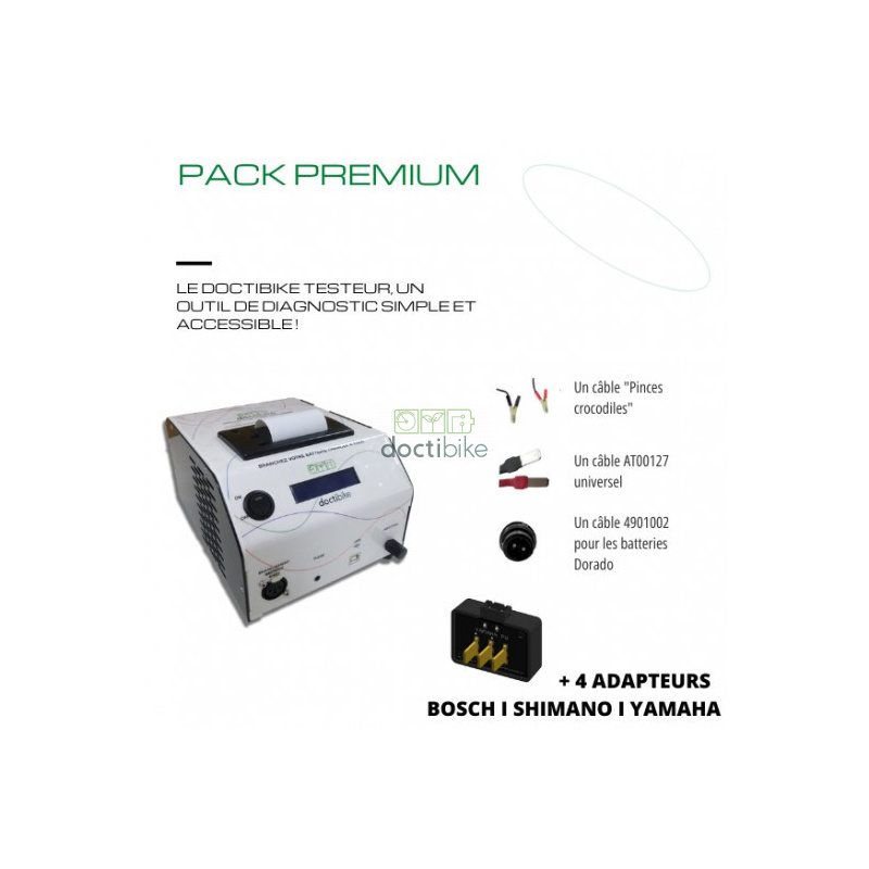 Doctibike testbatterij - PREMIUM pakket - HERKOMSTIG