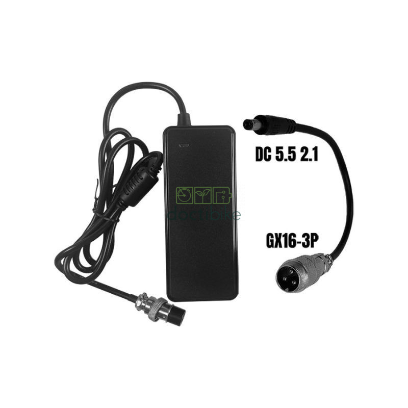 Chargeur trottinette 24V / 29.4V - 2A avec connecteur DC 5.5*2.1