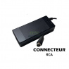 Chargeur trottinette 36V / 42V - 2A avec connecteur RCA (6 mm de diamètre)