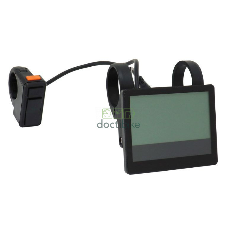 DS102 Meter / Display (conector negro de 6 polos) para bicicletas Leader Fox con motorización Bafang