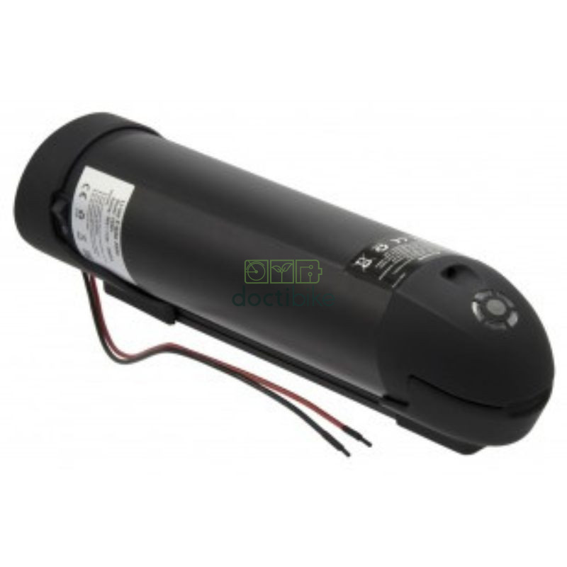 Batterie vélo bouteille/bourde – version longue noire – 36V 11Ah