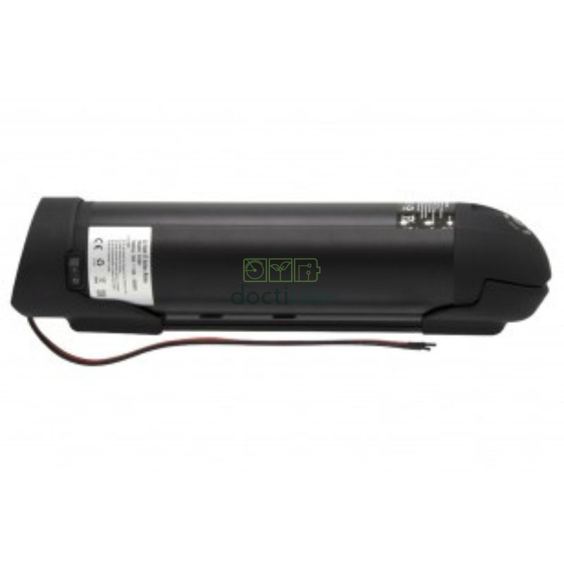 Batterie vélo bouteille/bourde – version longue noire – 36V 11Ah