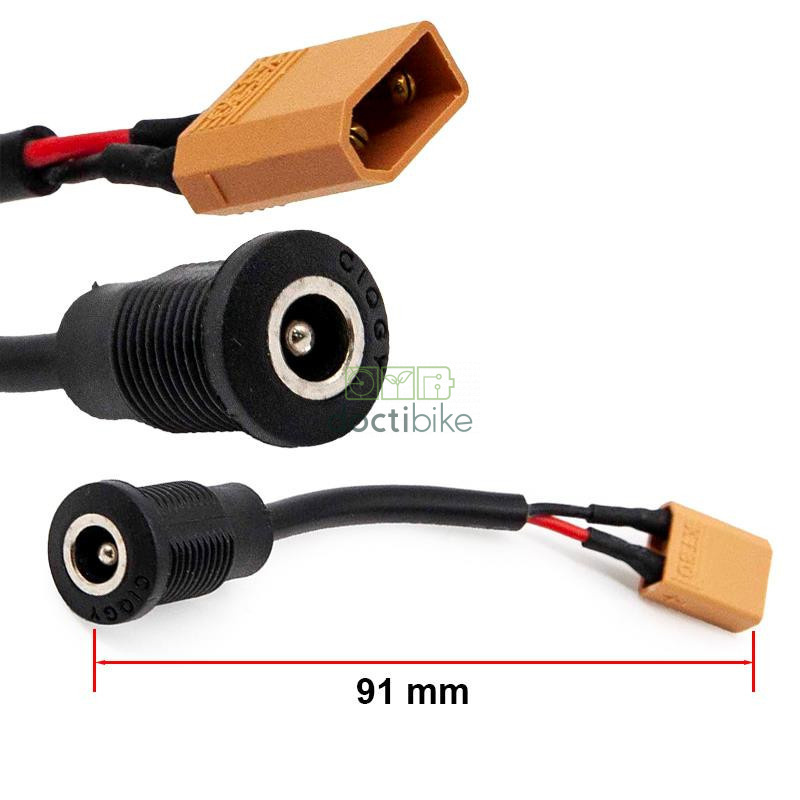 Oplaadpoort voor Kukirin S8 en S1 Pro scooters - 9,1 cm