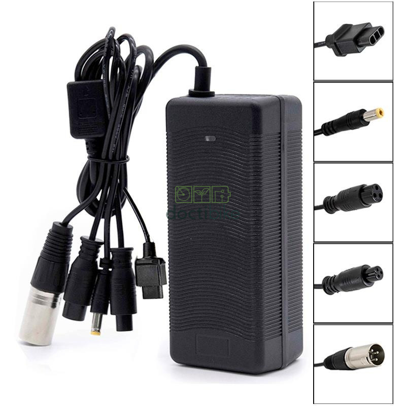 Chargeur trottinette 48V 2A multi-connecteurs pour NIU, Smartgyro, Urbanglide, Cecotec