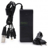 Scooter charger 52V 2A multi-connectors GX12 / GX16 / DC 5.5x2.1mm / XLR