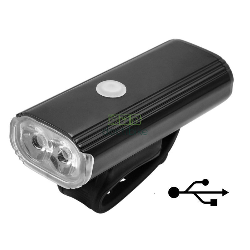 800 LUMENS front lighting - USB recharge