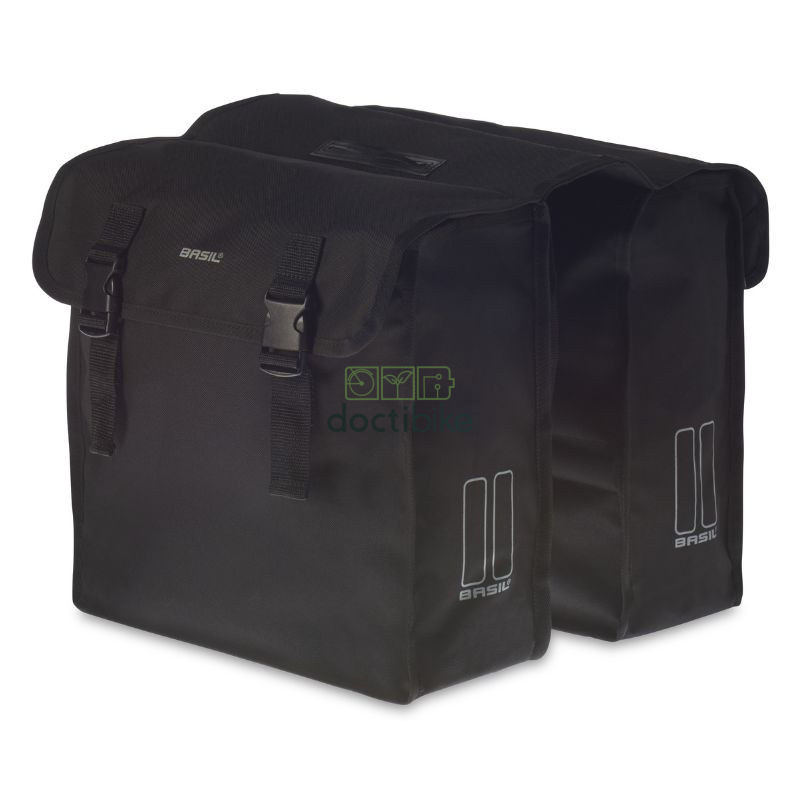 MARA XL" double rear carrier bag 35L black