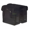 Sacoche arrière porte-bagages double "MARA XL" 35L noir