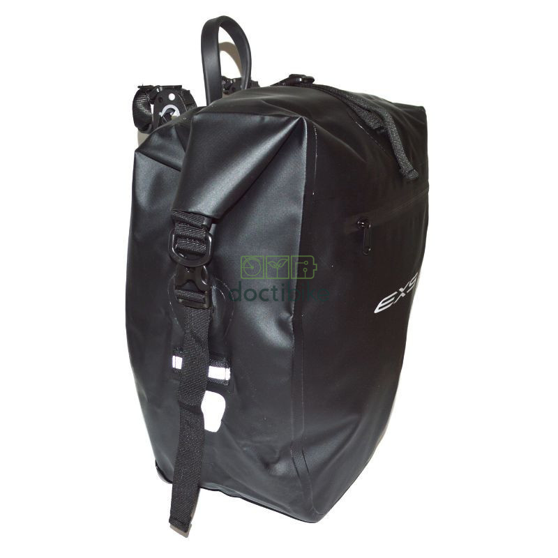 Portapacchi posteriore impermeabile EXS 25L, nero