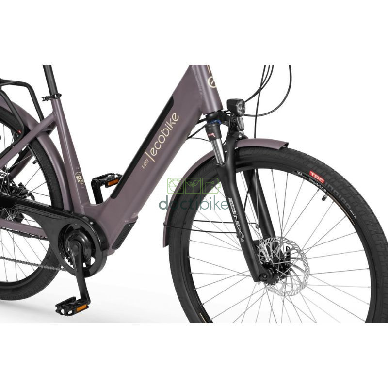 Vélo électrique Ecobike X-City Coffee 19" - Batterie 522Wh ou 630Wh