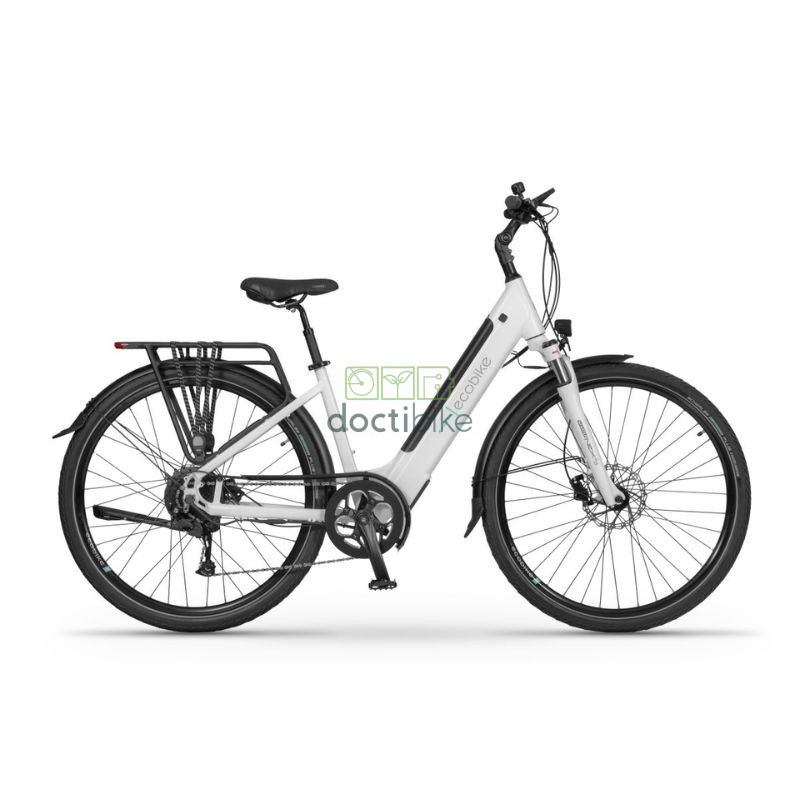 Ecobike X-Cross White - 504Wh or 630Wh battery - 17" or 19" electric bike