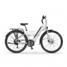 Ecobike X-Cross White - Batteria da 504Wh o 630Wh - Bicicletta elettrica da 17 o 19 pollici