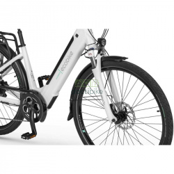 Ecobike X-Cross White - 504Wh or 630Wh battery - 17" or 19" electric bike