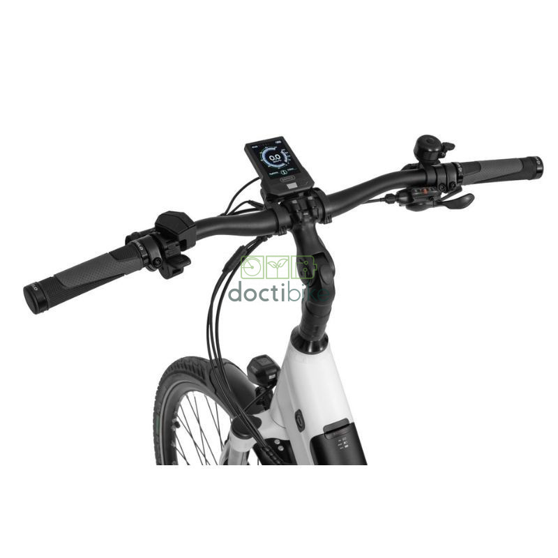 Ecobike X-Cross White - Batteria da 504Wh o 630Wh - Bicicletta elettrica da 17 o 19 pollici