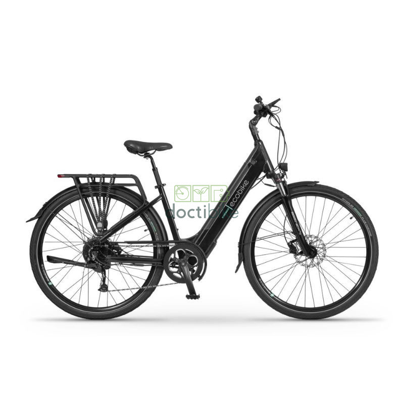 Ecobike X-Cross Black Elektrofahrrad - Batterie 504Wh oder 630Wh - 17" oder 19