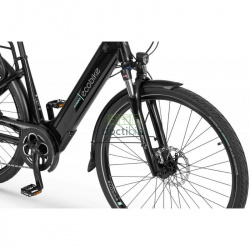 Vélo électrique Ecobike X-Cross Black - Batterie 504Wh ou 630Wh - 17" ou 19"