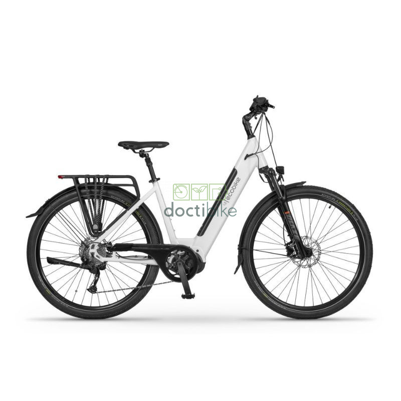 Vélo électrique Ecobike LX300 White - Batterie 556.8Wh ou 672Wh - 17" ou 19"