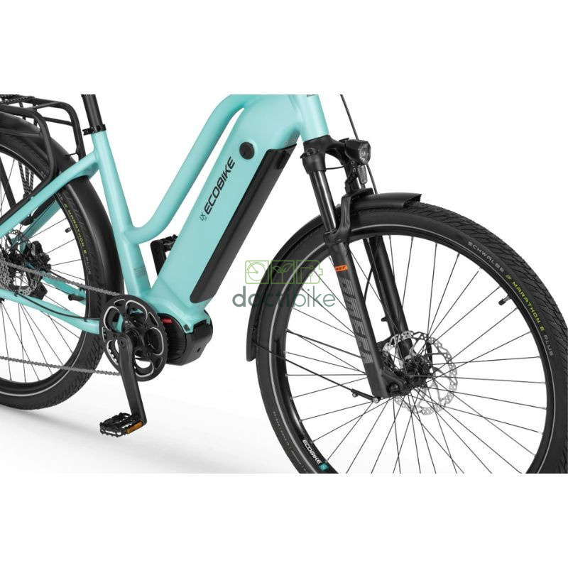 Ecobike LX 500 Mint elektrische fiets - Batterij 720Wh of 960Wh - 17" of 19" - Groen