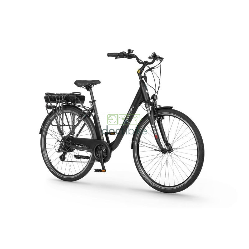 Ecobike Traffic Black 19" electric bike - Battery 417.6Wh, 522Wh or 630Wh