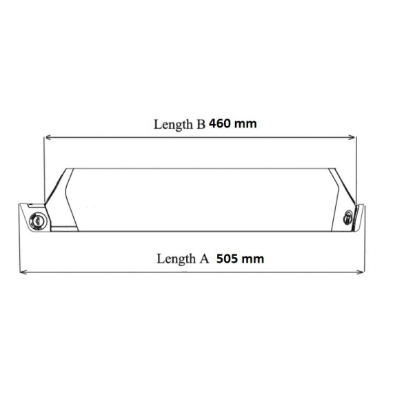 Batterie DORADO ID-PRO 36V 10Ah 505mm