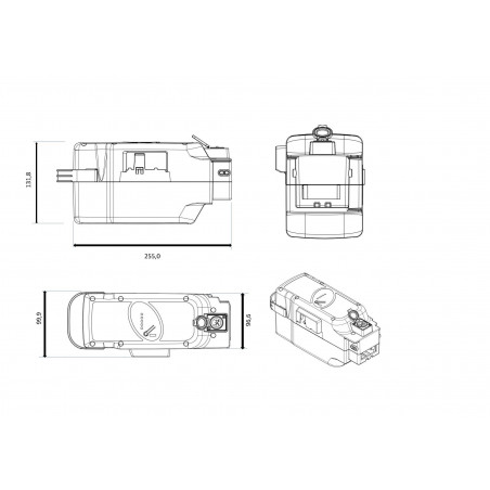 Batterie Ebike Vision Compatible PANASONIC 25,2v 18ah