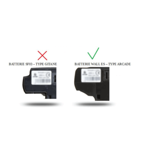 Batterie Arcade 36V 13Ah porte-bagages UART noire