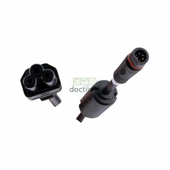 Chargeur Darfon 36V 4A - 5,6 A - Vue embout