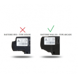 Batterie Arcade 36V 13Ah porte-bagages UART noire Batterie Arcade 36V 13Ah porte-bagages UART noire
