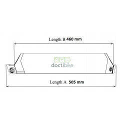 Batterie DORADO ID-PRO 36V 10Ah 505mm