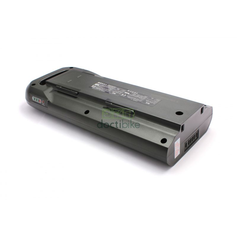Batterie Arcade Porte Bagage - Pytes - 36V 20Ah Li-Ion- 40 Lg Cells 4P10s - Can - Avec Feu Intégré - Noire