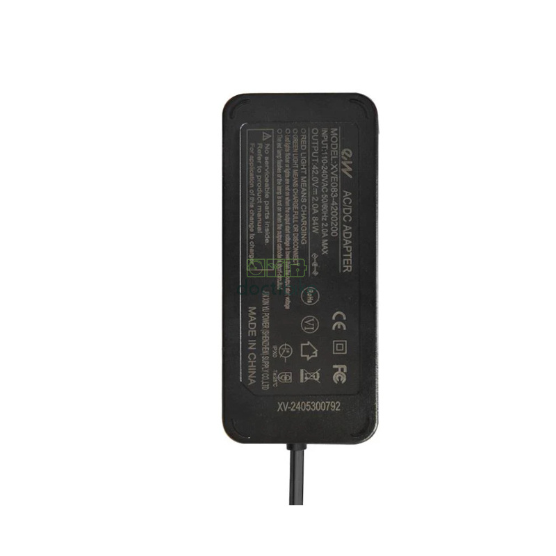 Caricabatterie compatibile Xiaomi M365 Ioni di litio 36V2Ah E-tip (JACK DC 2.1 8mm)