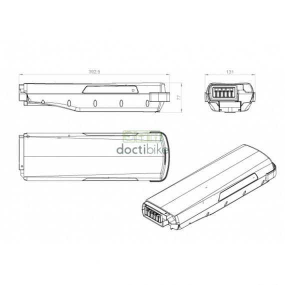 BOSCH PowerPack 624Wh Compatible Battery Carrier