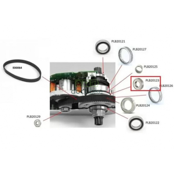 Rodamiento interior Brose