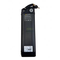 Batterie 36V 12.5Ah pour vélo électrique Velair Evolution Urban - vue complète avec barillet