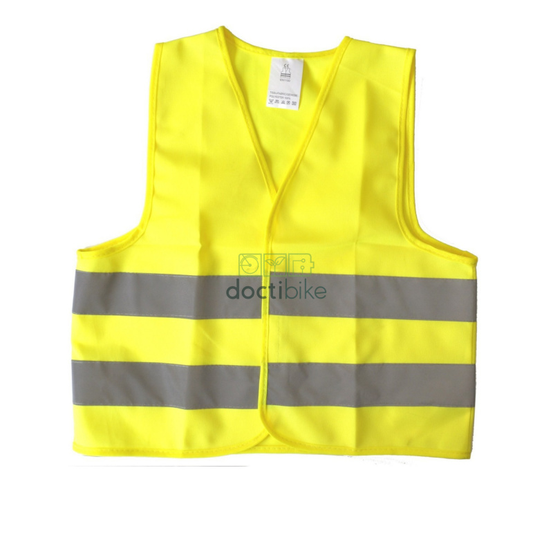 GILET DI SICUREZZA FLUORESCENTE CERTIFICATO EC PER ADULTI T - XL