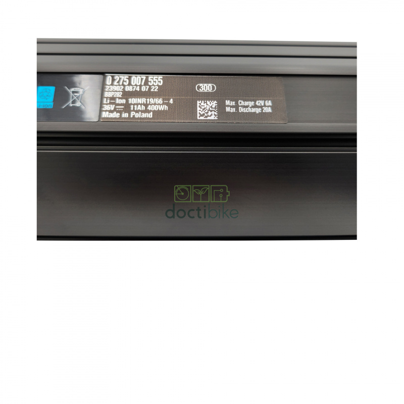Batteria Bosch PowerTube 400 Wh Orizzontale - 0275007555 - Doctibike