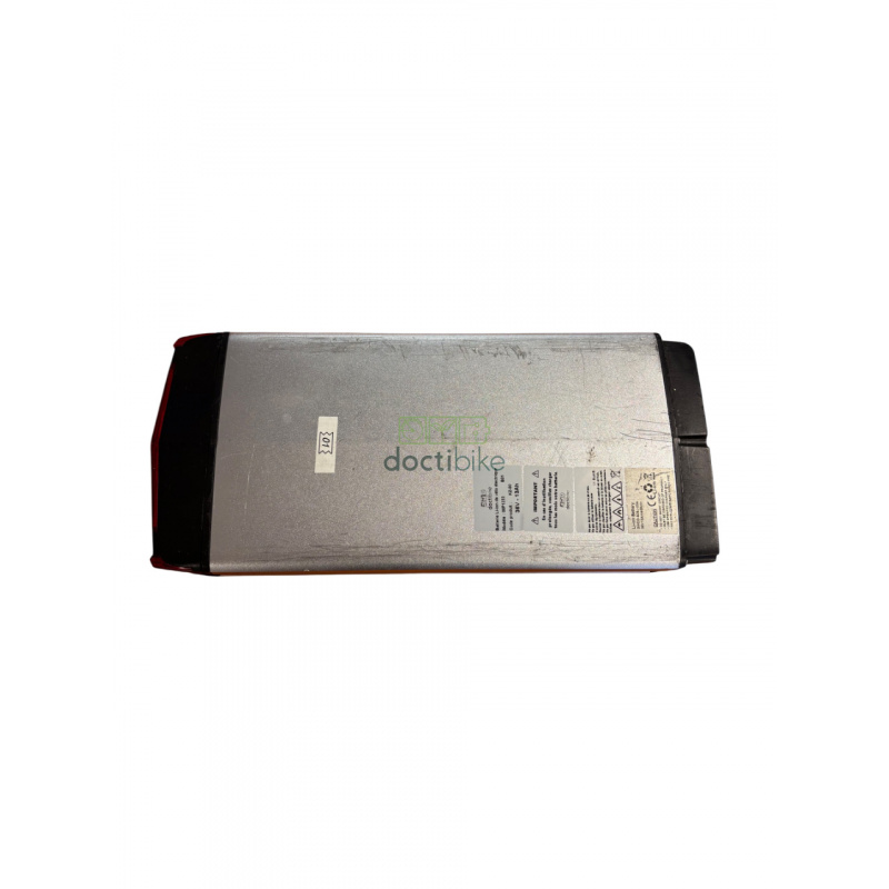 Batterie vélo Porte-Bagage Brilliance Akkunet 36V 13Ah Grise - Reconditionnée grade Bronze
