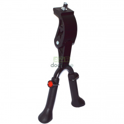 Béquille alu double fixation centrale réglable 26-28"