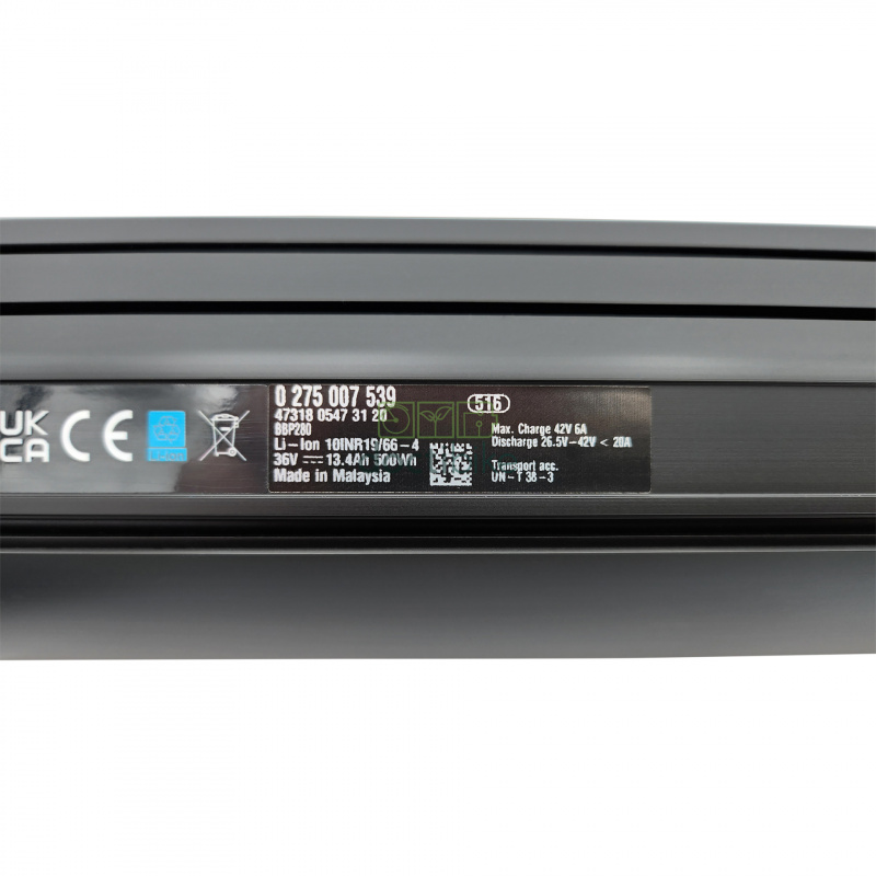 Bosch PowerTube 500 Wh orizzontale | Doctibike