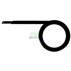 Protector de cadena "Slyde 48D" D170 L319 a 440 mm negro mate