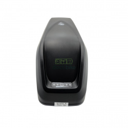 Batterie vélo Nakamura E-CITY LTD & E-CLIFF LTD - 36V 16Ah -  vue face avant vue sur le témoin de charge