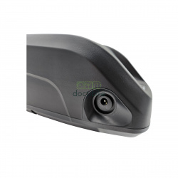 Batterie vélo Feu Vert E-Rox 80 (Hailong 5 broches) 36V 16Ah - Cadre - vue connecteur de charge