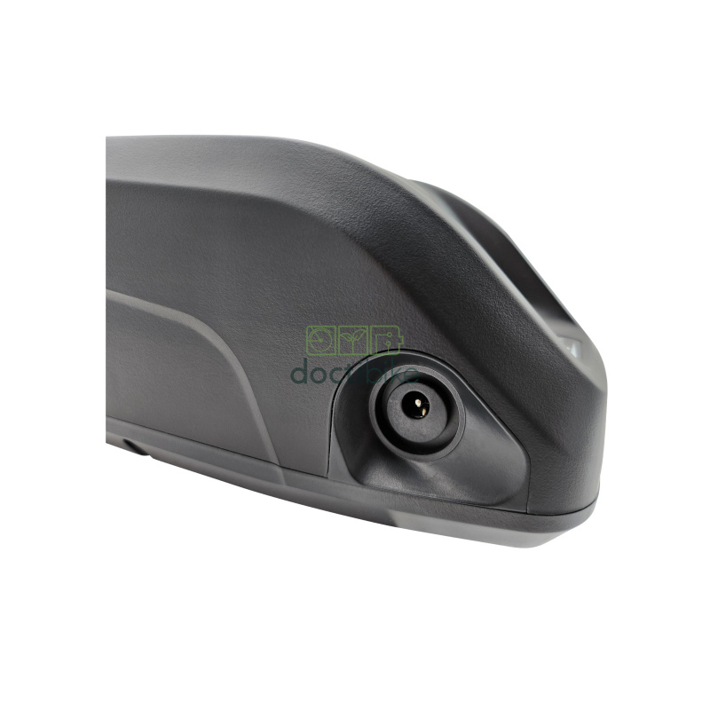 Batterie vélo Feu Vert E-Rox 80 (Hailong 5 broches) 36V 16Ah - Cadre - vue connecteur de charge