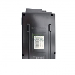 Batterie vélo Giant Energypak 36V 13Ah - Porte-bagages (chargeur inclus) - vue de dessous partielle avec étiquette technique