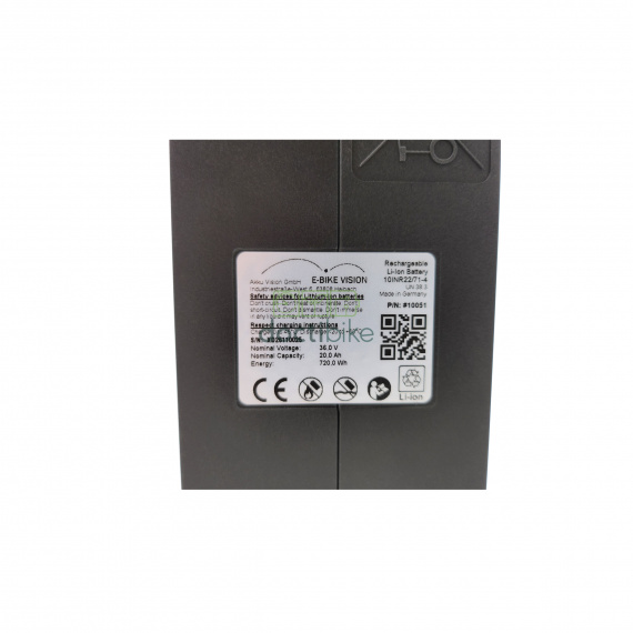 Accu Bosch Powerpack 700 (720Wh 36V) Actieve lijn - Doctibike